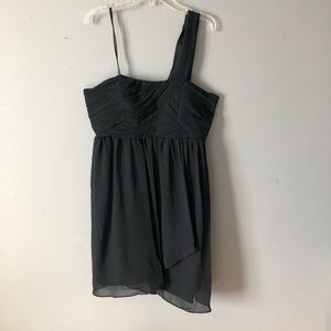 NWT BCBGeneration One Shoulder Black Dress, Size 8